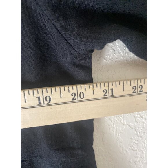 Chinyere Women’s Black Embroidered Knee Length Midi Dress Size Medium Aztec - Picture 12 of 12